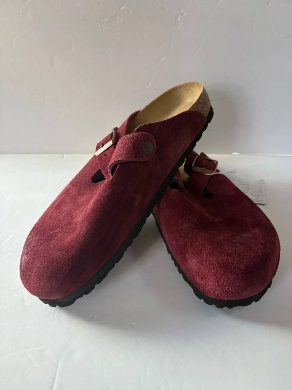 NWT Birkenstock Boston Suede Clog Size 44